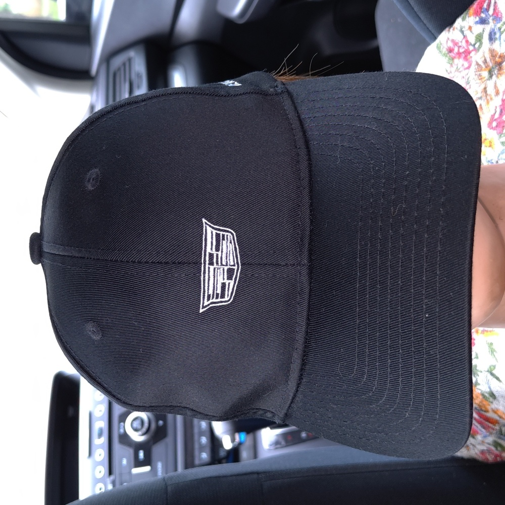 Cadillac Be Iconic Embroidered Logo Strapback Baseball Cap Hat